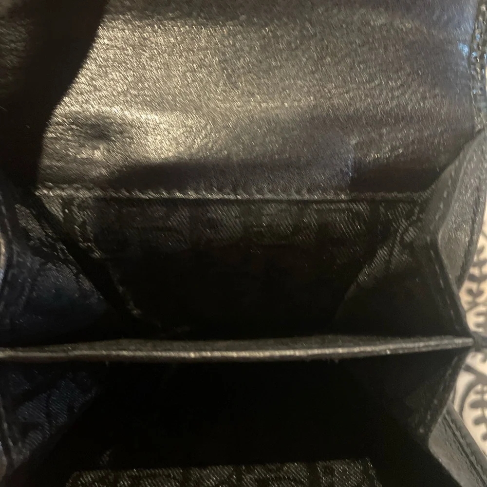 CHRISTIAN DIOR CHRISTIAN DIOR 2000S HARDCORE BLACK FOLIO WALLET